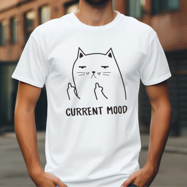『反骨の猫Tシャツ』不機嫌顔の猫でストレートに自己表現 5001-01 - 画像 (8)